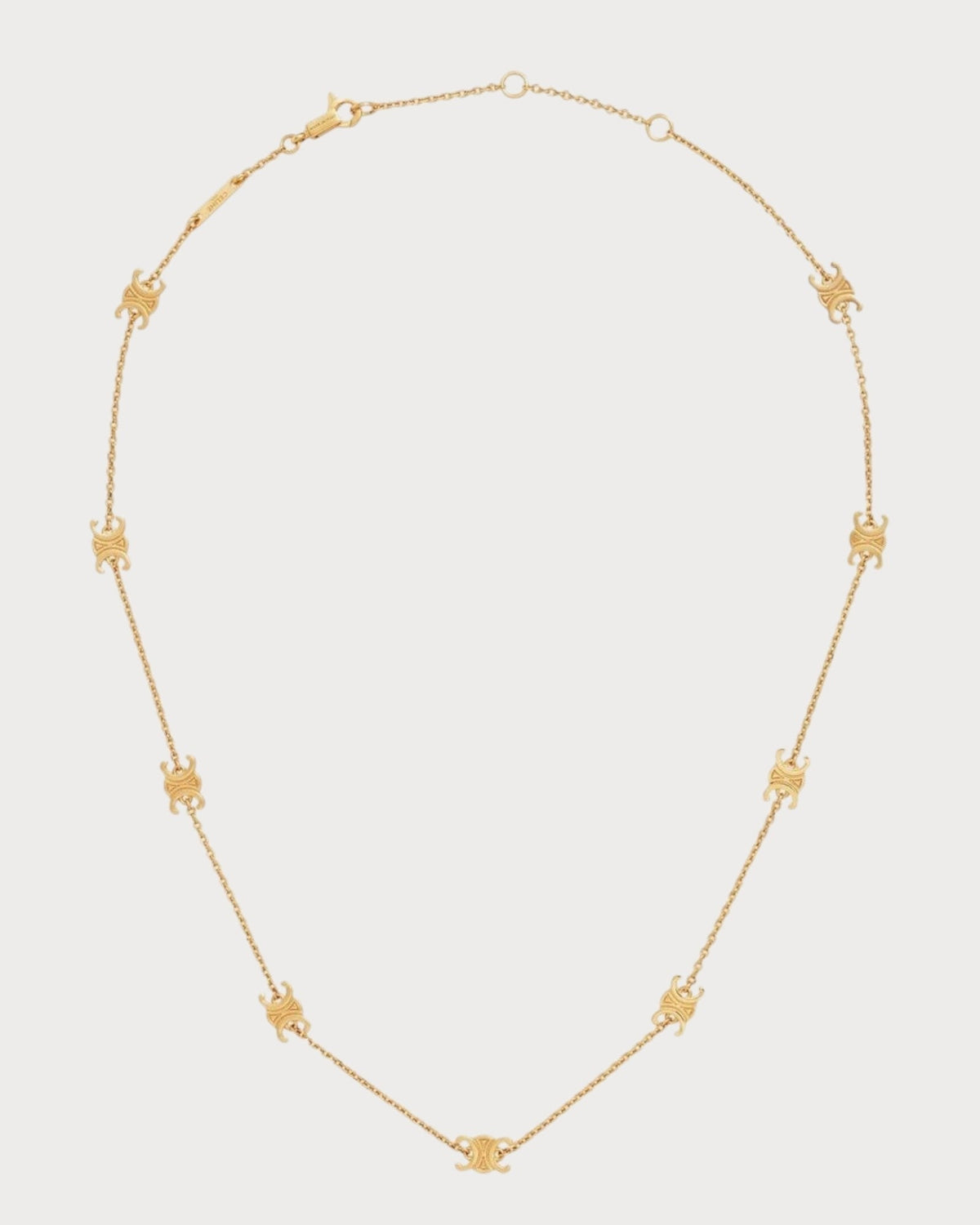 CELINE Triomphe Triomphe Necklace Brass(Mini/2 Colors)