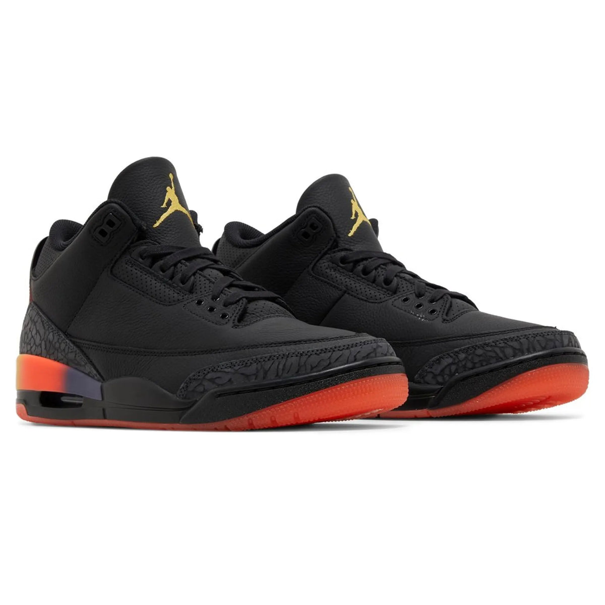 J Balvin x Air Jordan 3 Retro Rio Sneakers - Black