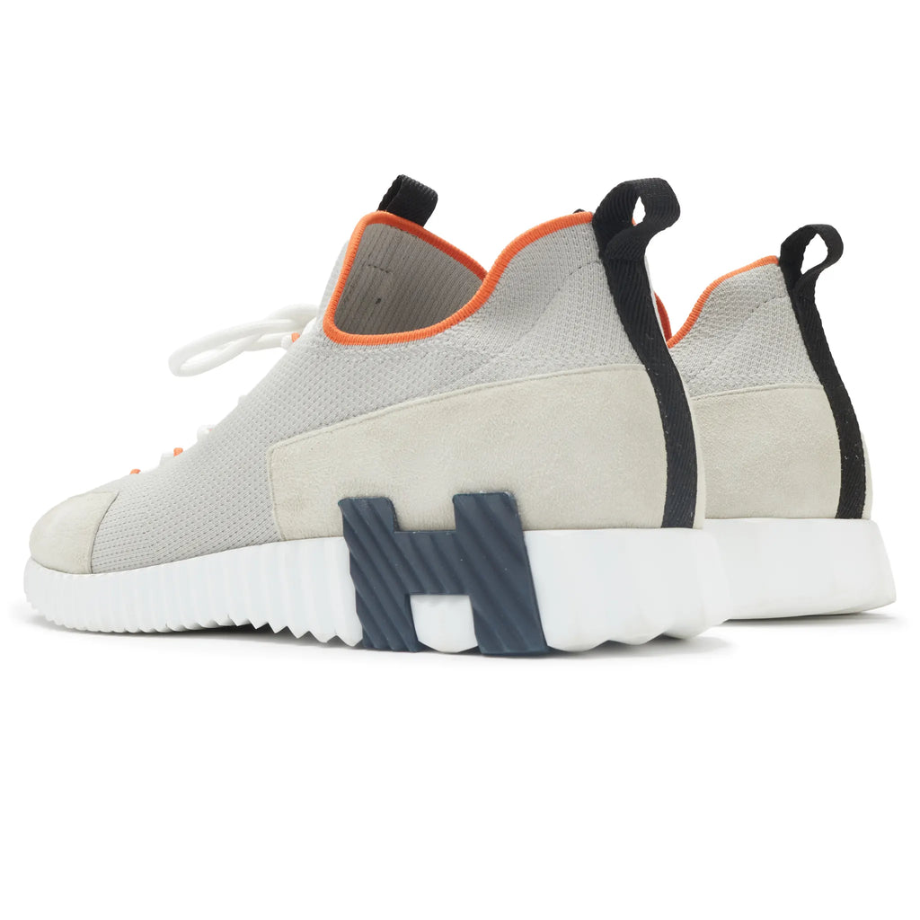 Preloved - Hermes Paris Lift Slip-On Multicolor Beige Galet Sneaker