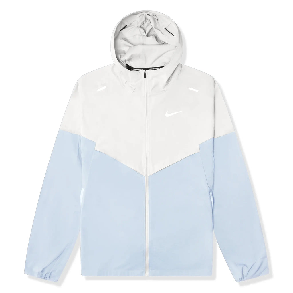 Nike Repel Packable White Blue Windrunner Jacket