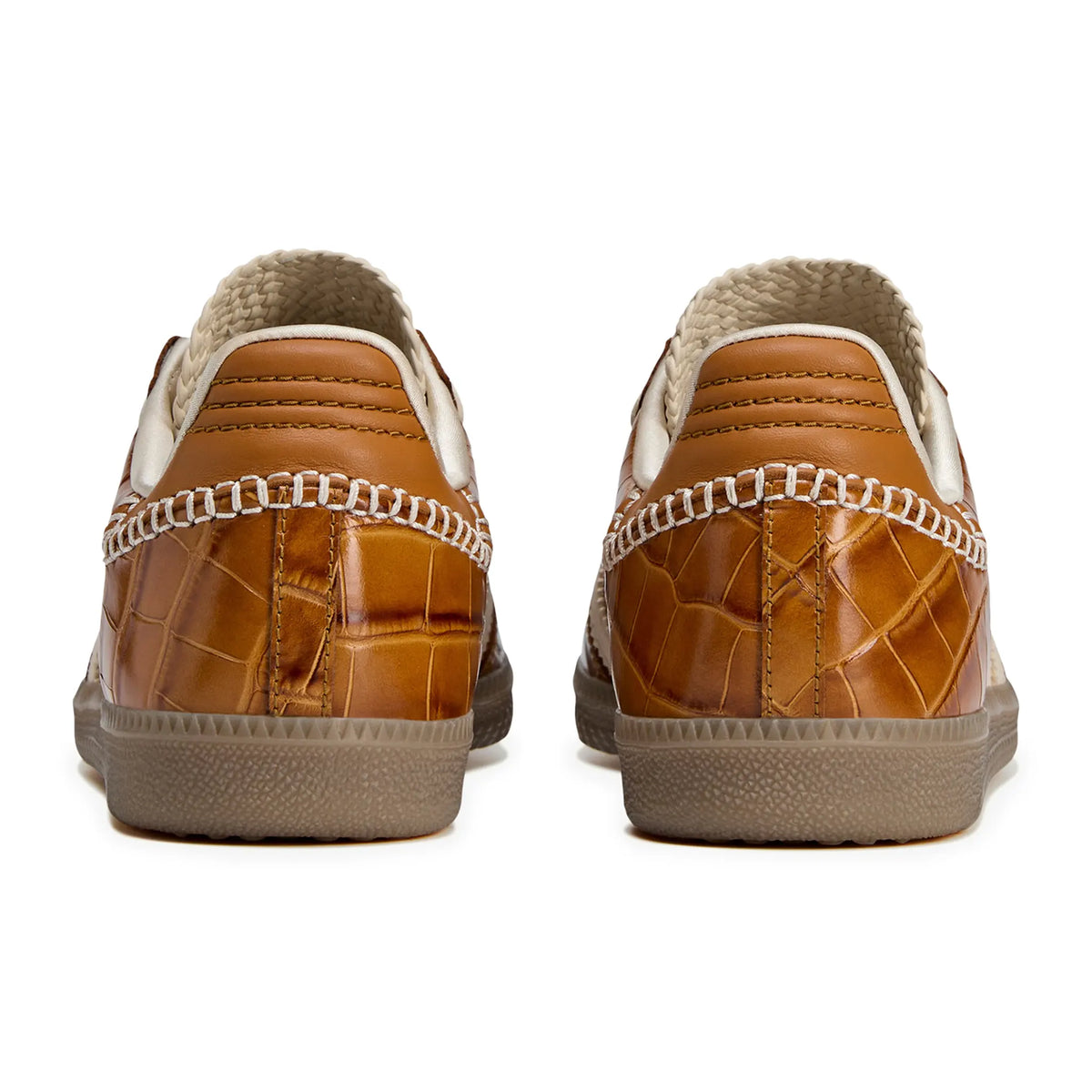 Adidas Samba Wales Bonner Brown Croc Sneakers