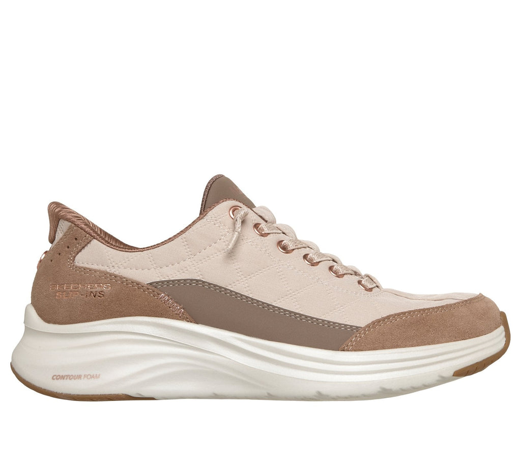Skechers Slip-ins Martha Stewart: Contour Foam - Cozy Fit Sweet Serenity, TAUPE