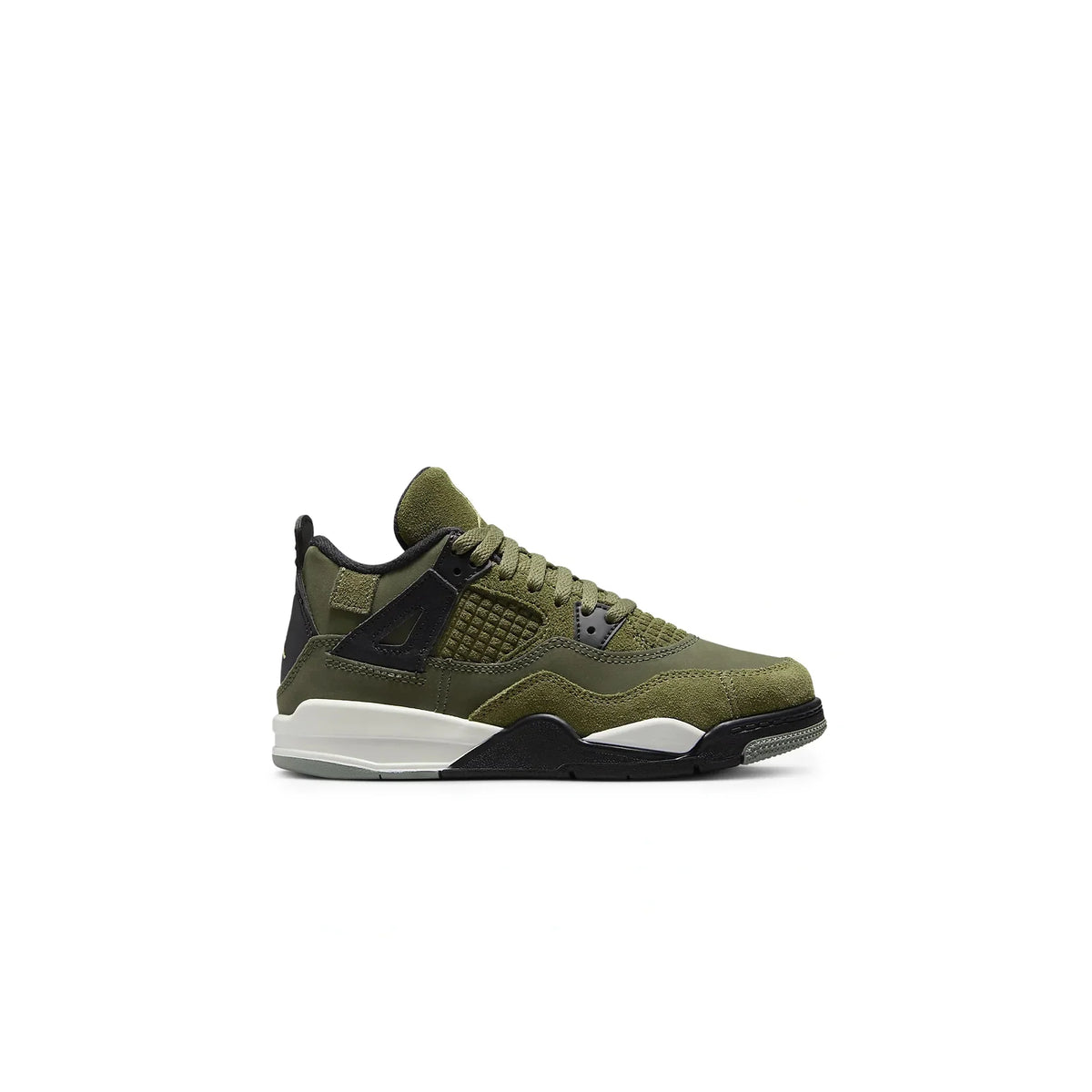 Air Jordan 4 Retro SE Craft Olive (PS) Sneakers - Green