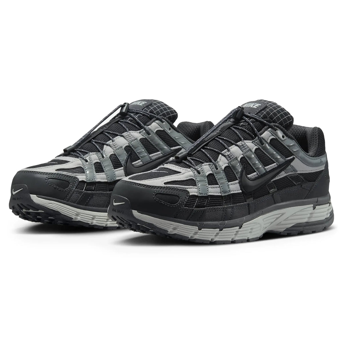 Nike P-6000 Premium Anthracite Smoke Grey Sneakers - Black