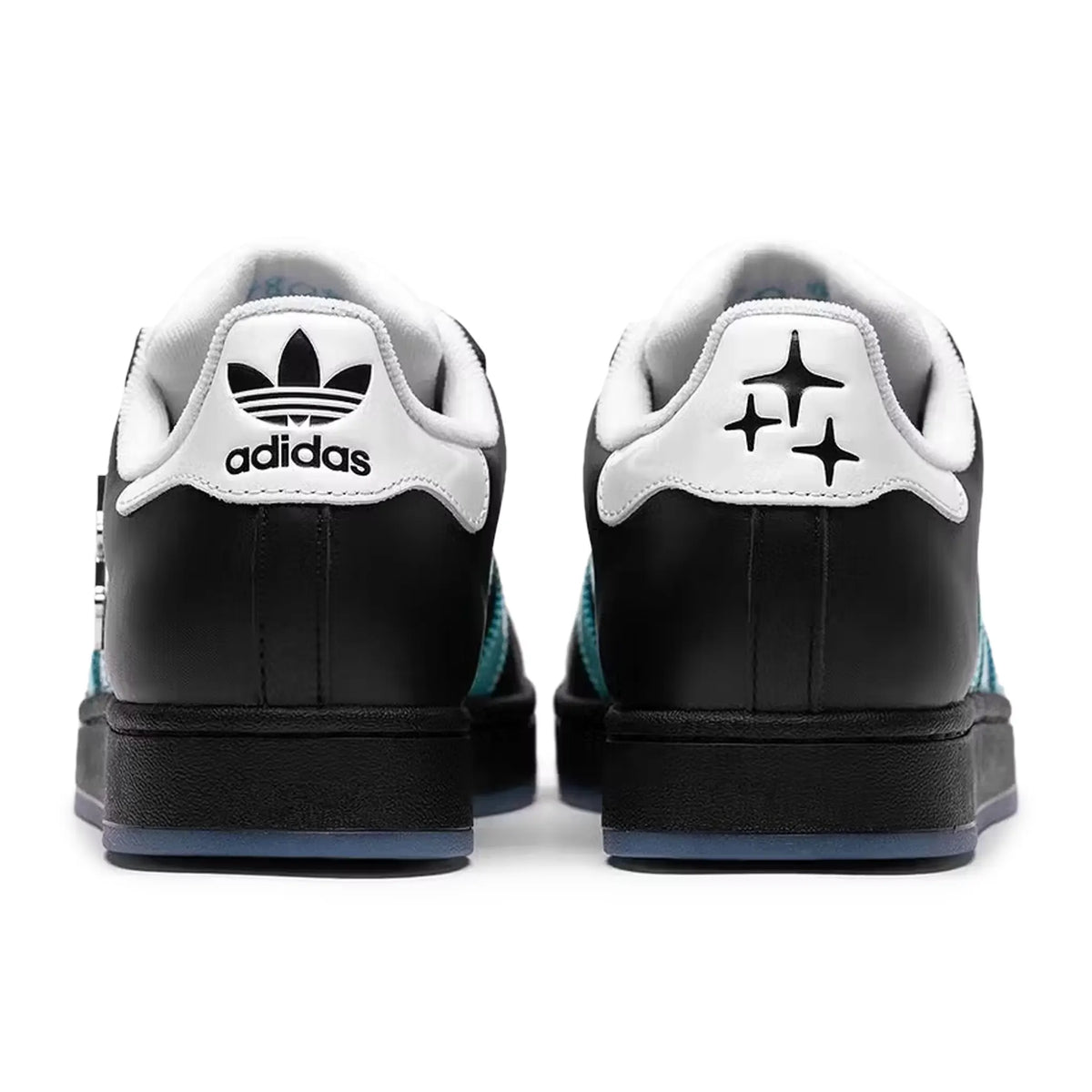 Drama Call x Adidas Superstar II Black Metrolink Blue Sneakers