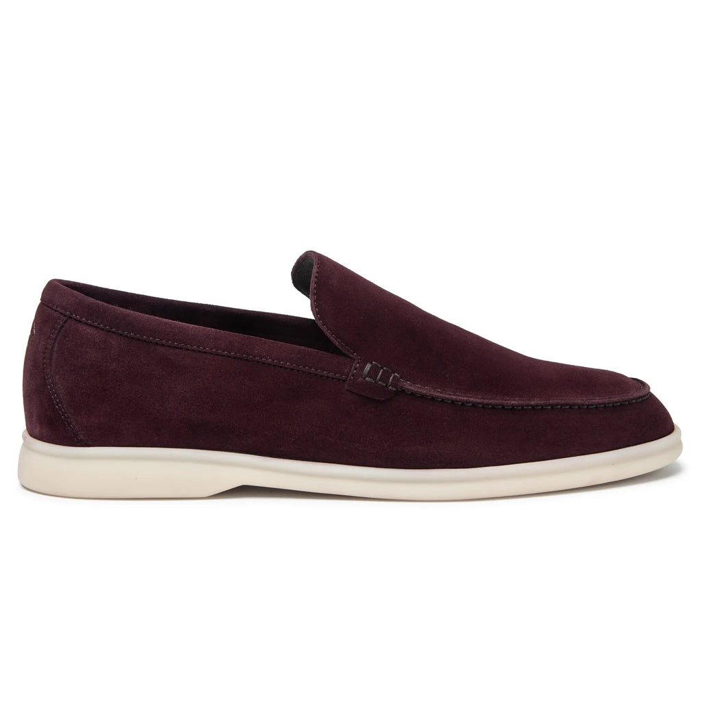 Loro Piana Summer Walk Suede Dark Roast Loafers