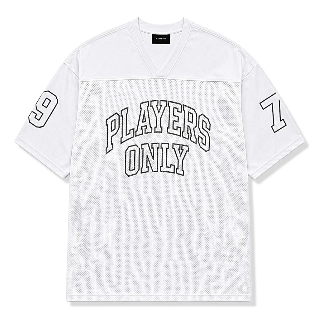 Players Only Mesh White Jersey