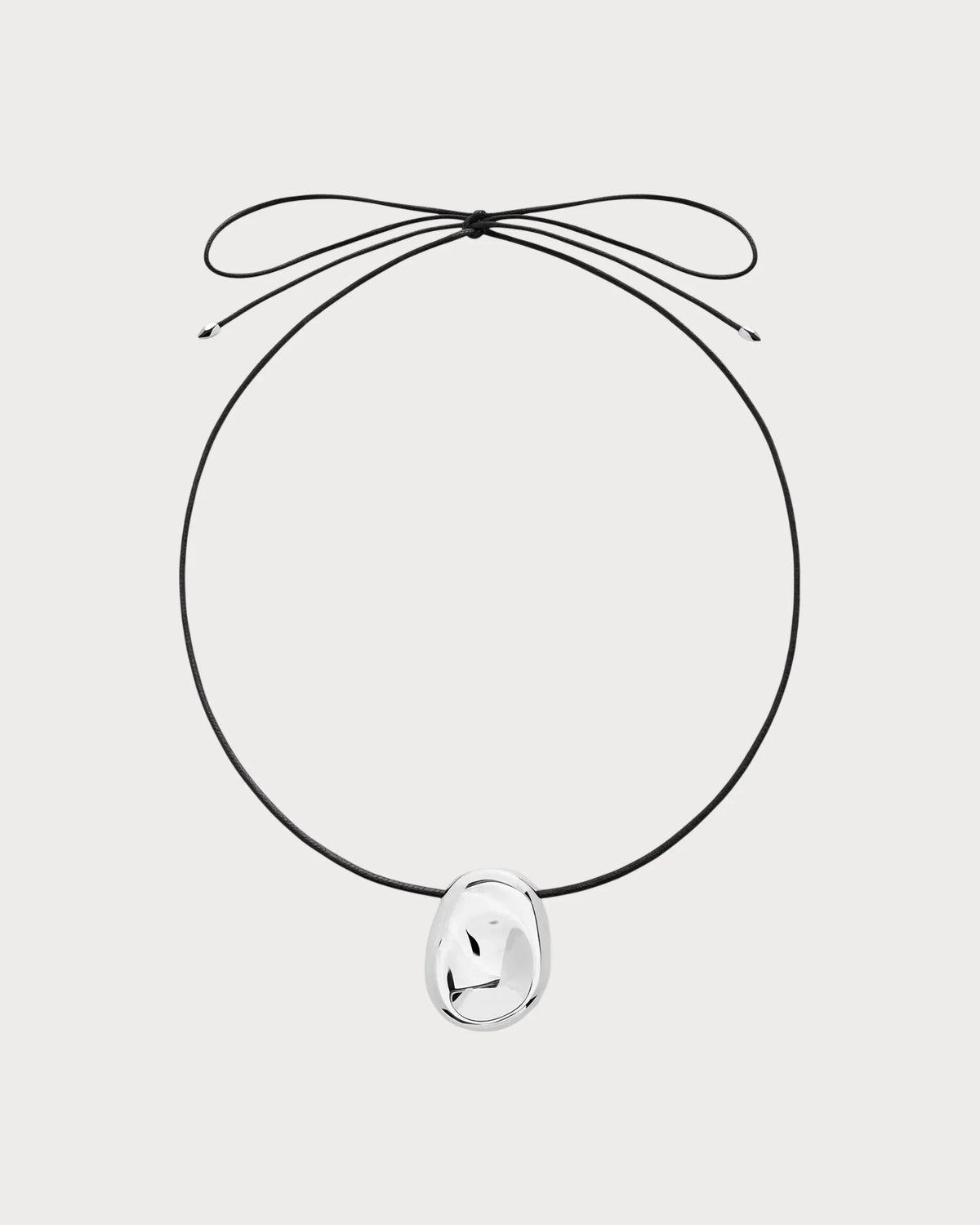 MONICA VINADER Aria Cord Gold Vermeil Necklace(Silver)