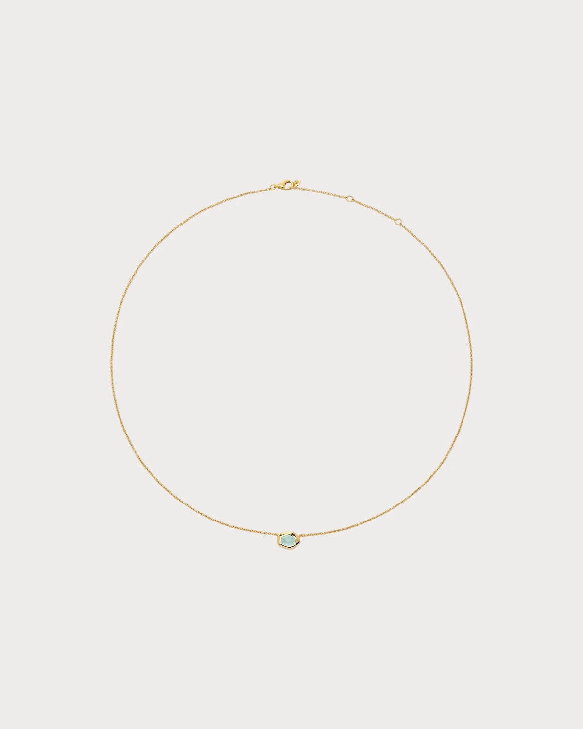 MONICA VINADER Odyssey 18ct Yellow-Gold Vermeil and Aquamarine Necklace(Blue)
