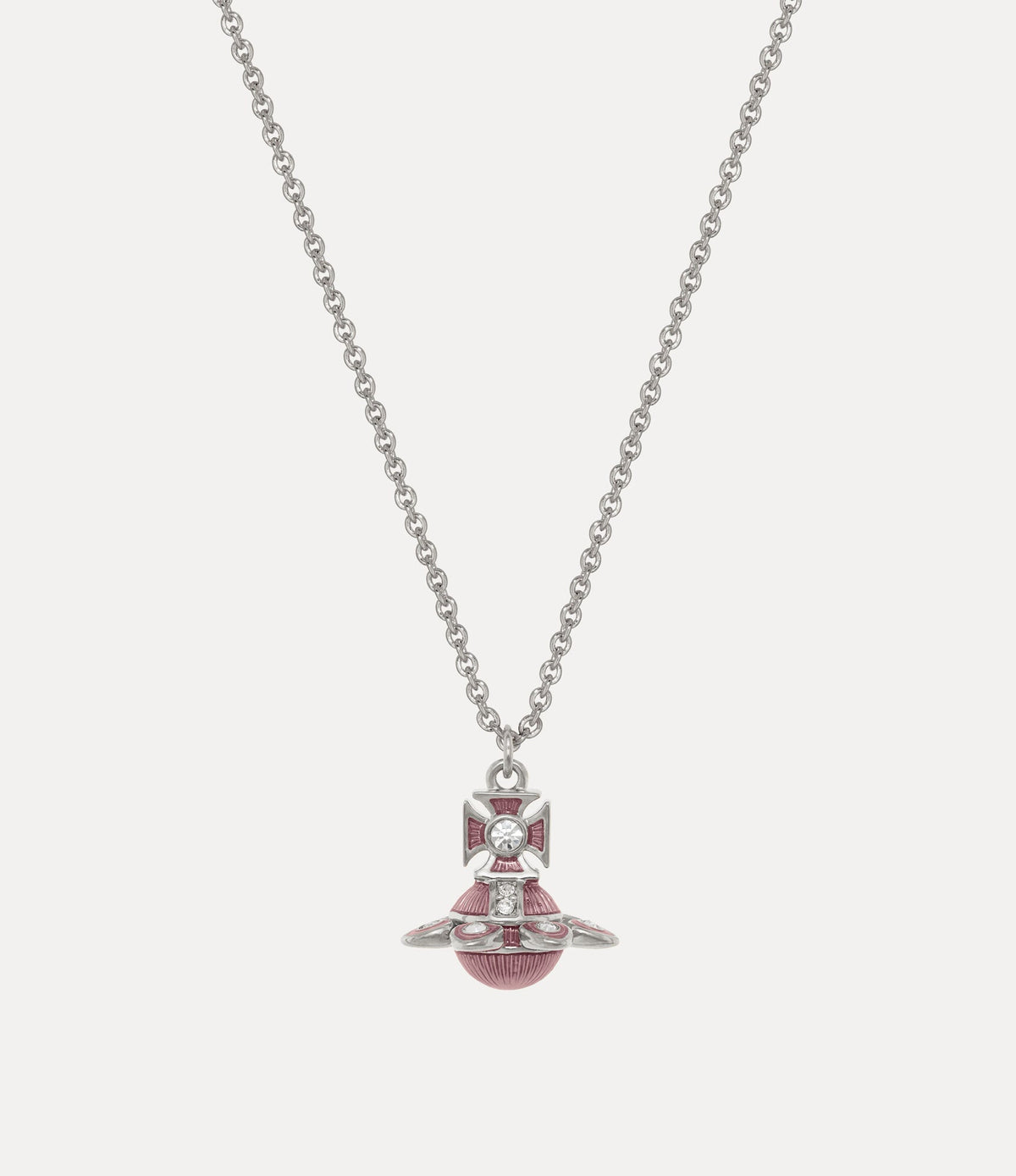 VIVIENNE WESTWOOD Capucine Platinum Pendant Necklace Brass(2 Colors)